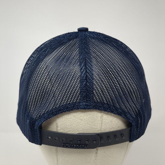 Aces Fastpitch Snapback Trucker Hat Blue One Size Mesh Back Adjustable - Picture 6 of 10